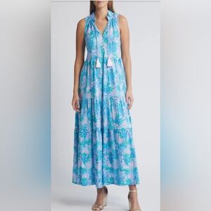 NWT Lilly Pulitzer Cotton Maxi Dress - 8